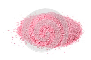 Raspberry Juice Powder Concentrate on White photo