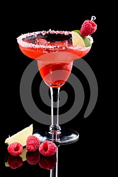 Raspberry Margarita - Most popular cocktails seri