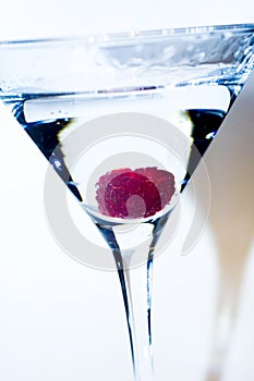 Raspberry martini