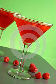 Raspberry Martini