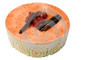 Raspberry Mousse Cake