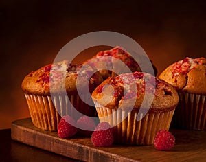 Raspberry muffins