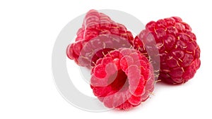 Raspberry. Raspberry isolated. Raspberry on white background