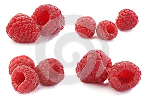 Raspberry, set of full-size images photo