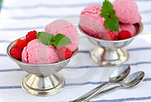 Raspberry sherbet