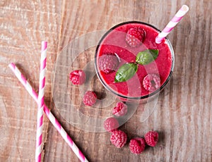 Raspberry smoothie