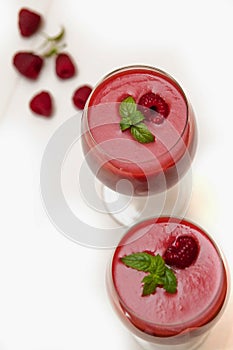 Raspberry smoothie