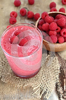 Raspberry smoothie