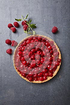 Raspberry tart