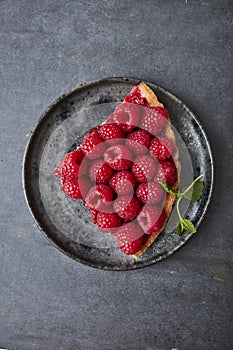 Raspberry tart