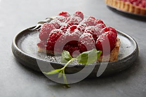 Raspberry tart