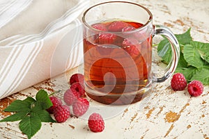 Raspberry tea