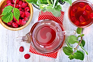 Raspberry and tea