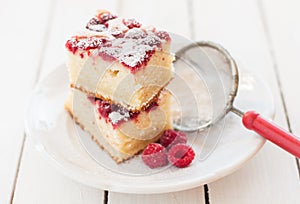 Raspberry and Yogurt Cake
