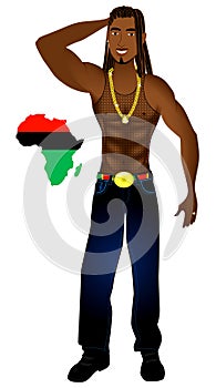 Rasta Afrocentric Man