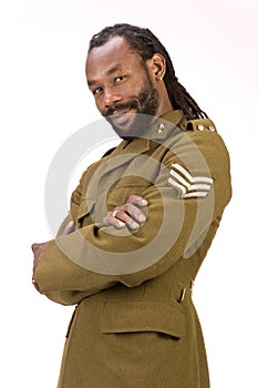 Rasta Army black man