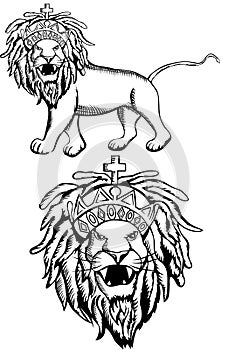 Rasta Lion of Judah photo