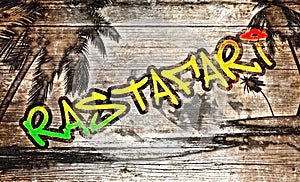 Rastafari graffiti photo