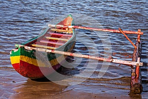 Rastafari outrigger canoe photo