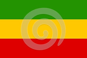 Rastafari tricolor flag
