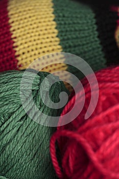 Rastafarian hat and wool