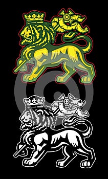 Rastafarian Lion of Judah photo