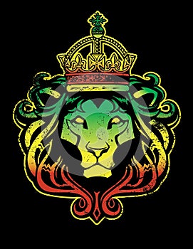 Rastafarian Lion photo