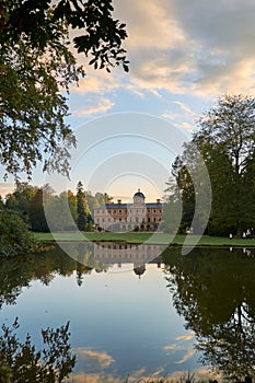 Rastatt Favorite Palace at sunset