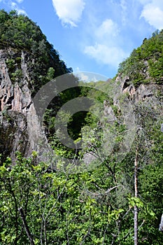 Rastenbach Gorge, South Tyrol, Italy photo