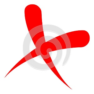 Raster Cancel Flat Icon Image