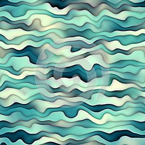 Raster Seamless Horizontal Wavy Distorted Gradient Lines Water Texture