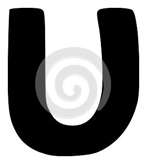 Raster Upsilon Greek Lowercase Symbol Flat Icon Image