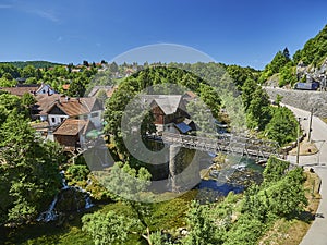 Rastoke is small beautiful village in Croatia