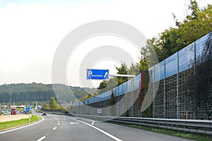 Rastplats signage to the right - translated as Resting spaces on photo
