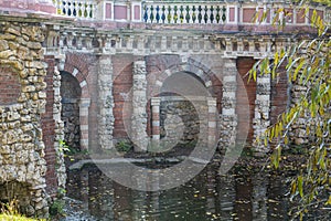 Rastrelli grotto in Lefortovo Park in Moscow