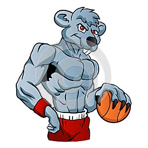 Rat basketball mascot