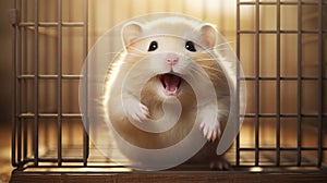 rat happy for freedom generated by AI tool