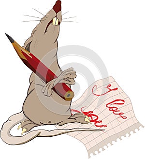 Rat, love and a note