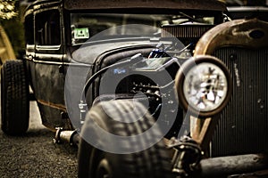 Rat rod rustic vintage car