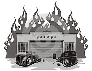 Rat rods garage