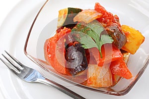 Ratatouille , french vegetable stew