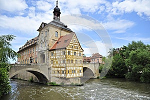 The Rathaus in Bamberg, Germany