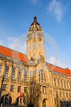Rathaus Charlottenburg - administrative building in the Charlottenburg-Wilmersdorf borough