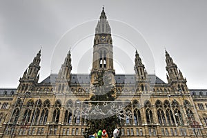 Rathaus (Town Hall) Building in Vienna