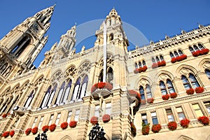 Rathaus in Vienna, Austria photo