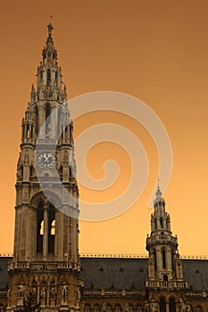 Rathausplatz Rathaus Town Hall Vienna