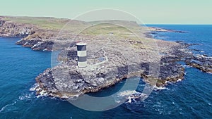 Rathlin South Lighthouse Atlantic Ocean Antrim Northern Ireland