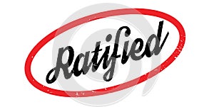 Ratified rubber stamp