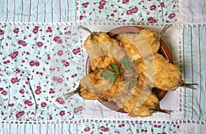 Ration fried anchovies