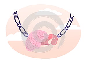 Rationalism set. Logical and structural thinking. Mind behavior